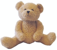 Funky Bear "Cappuccino" - Personalized Teddy Bear with Hoodie